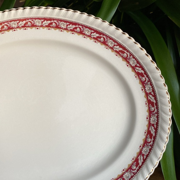 Antique 1910’s Johnson Brothers JB519 Platter Old English Ironstone England Rare - Picture 7 of 10